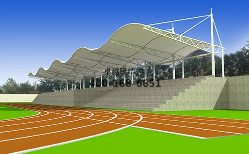 江油市膜結(jié)構(gòu)看臺【江油一中等】設計施工案例