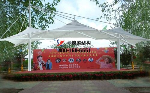 鶴壁膜結(jié)構(gòu)看臺/主席臺【鶴壁工貿(mào)學校等】設計施工案例