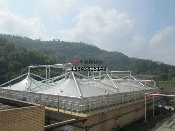 深圳污水池處理池膜結(jié)構封閉【案例圖片】反吊膜加蓋設計公司