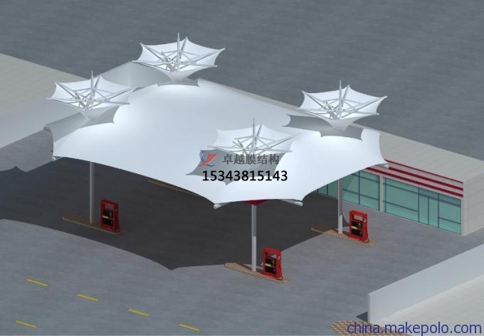 陽(yáng)泉張拉膜加油站/加氣站雨棚廠(chǎng)家定制