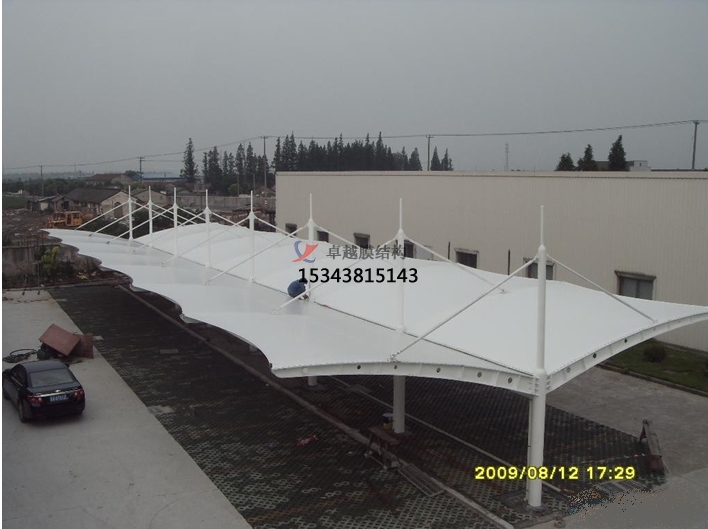 格爾木市膜結(jié)構(gòu)雨棚工程設計施工案例